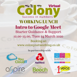 Colony Virtual Working Lunch - Google Meet